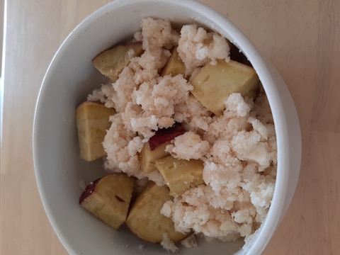 腸活 食物繊維たっぶりおからとさつまいも